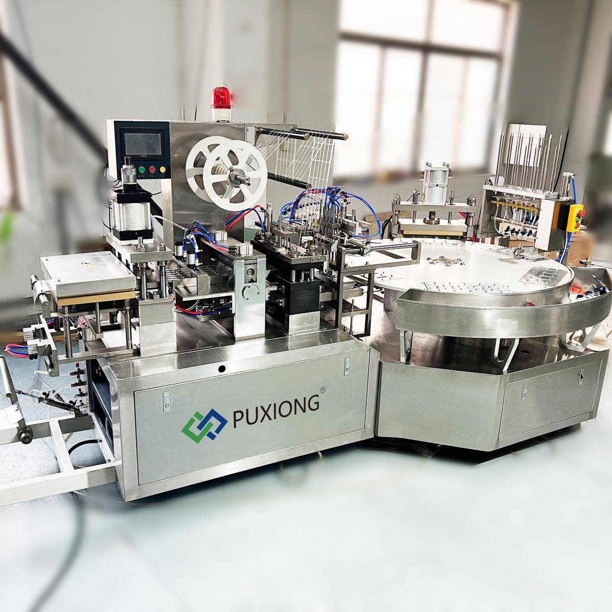 全自动纸卡泡壳封口机PVC一体包装机PXBP-I03B转盘式