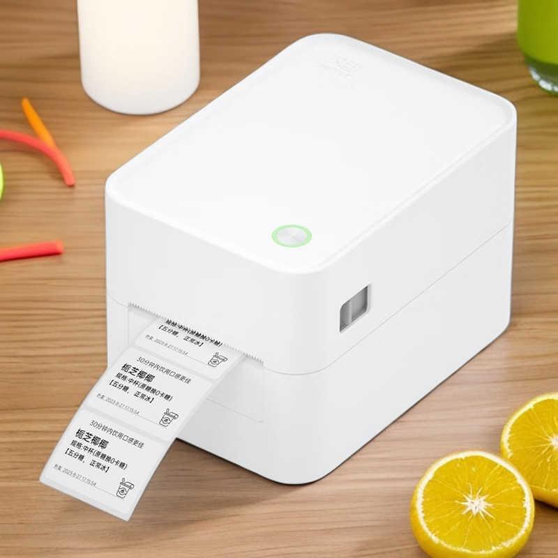 D25/D35热敏标签打印机不干胶贴纸条码机服装吊牌奶茶标签机