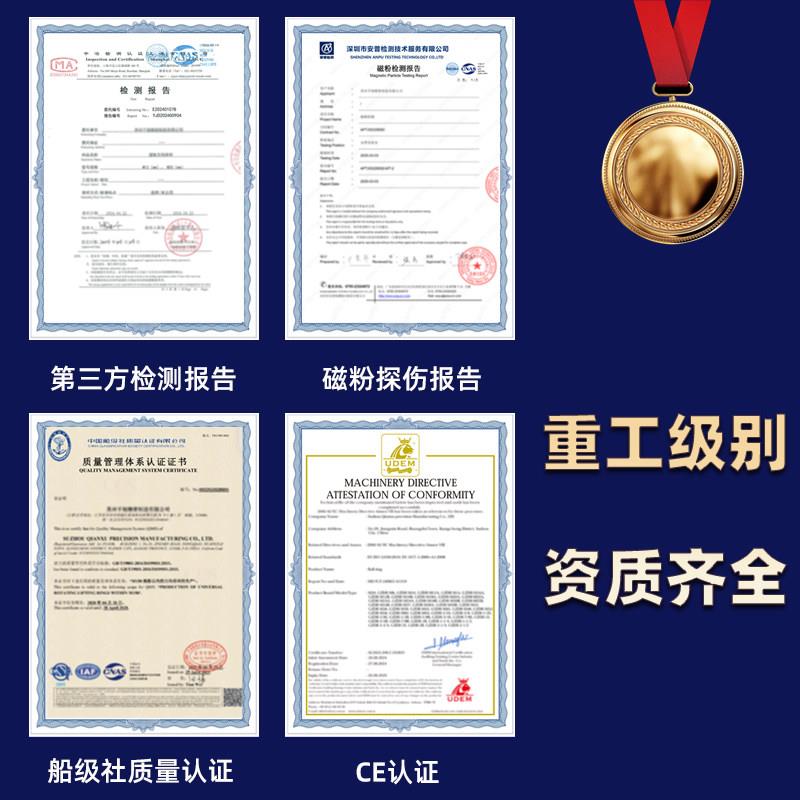 万向U旋重转吊环神力加吊环螺丝螺钉起吊耳吊长装国标美制英制NC