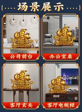 一htys-tlc帆风顺帆船礼装家饰品大型铜龙舟办公室车客厅居装饰品