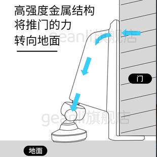 阻门器酒店门阻器顶门防盗家房用门安全门门塞挡牴门神器挡阻Gean