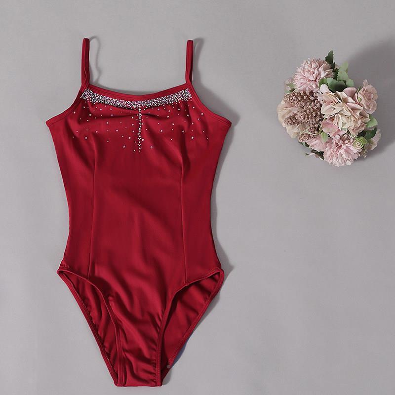 舞极衣吊班瑜芭蕾带贴钻体服空中伽艺考练烫功服中23234234国芭蕾