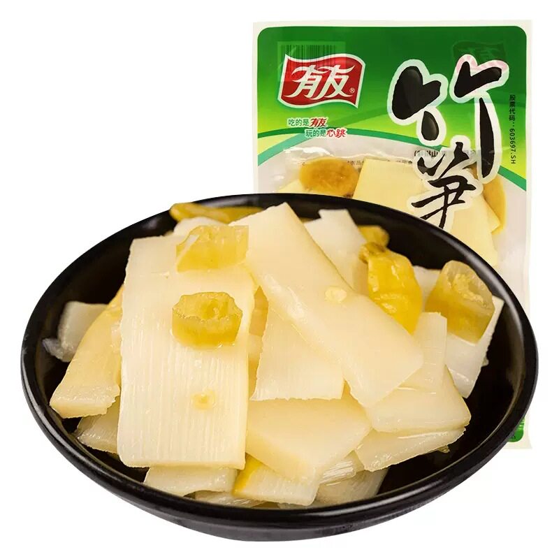 有友重庆特产泡椒竹笋山椒竹笋120g休闲小零食山椒笋片小吃大