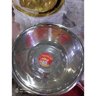 大边盆家用大盆规格齐全酒店用品洗菜盆洗衣盆澡盆 无磁不锈钢欧式