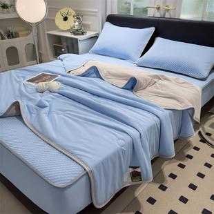 高端A类母婴级冰丝席床上四件套床笠款夏季凉感可水洗冰豆豆凉席4