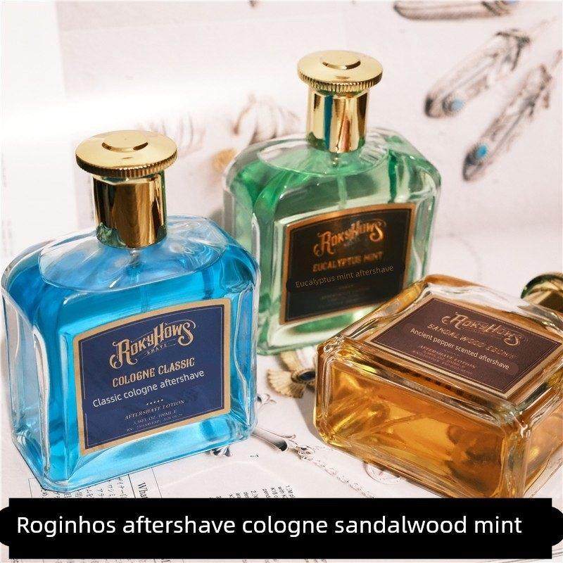ROKYHOWS罗金霍斯男士剃须后护理爽肤水薄荷檀香经典古龙须后水