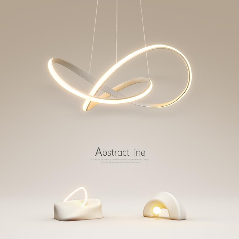 创意吊灯led现代简约大气客厅灯书房艺术饭厅灯主卧室灯中山灯具