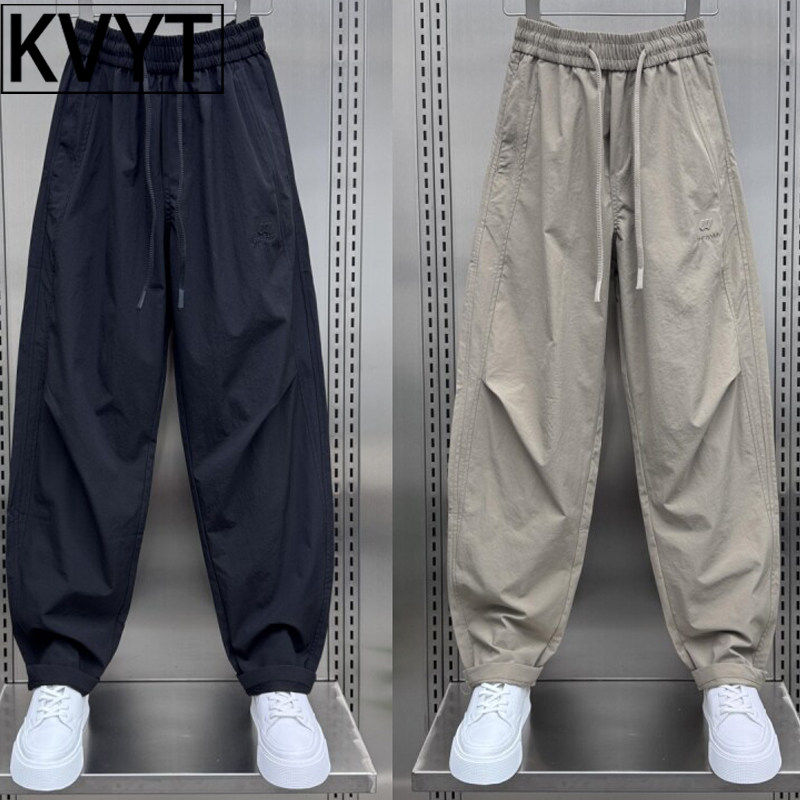 裤子男款高端速干弯刀裤2026年夏季新款薄款户外百搭休闲裤男长裤