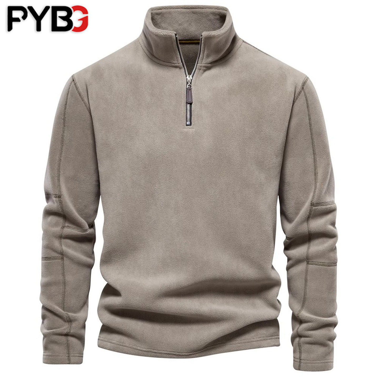 摇粒绒卫衣男款秋冬2025新款立领半拉链长袖加厚大码男士卫衣外套,男装,大码上装,淘宝优惠券,粉丝福利购,淘宝优惠卷