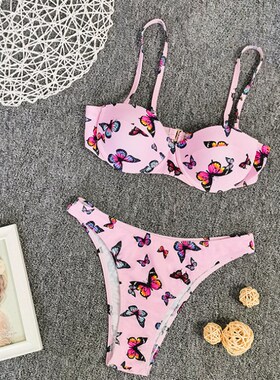 速发HOT Sumr Wos Bikii Sets Swiuit 2 Fashio Sexy  P