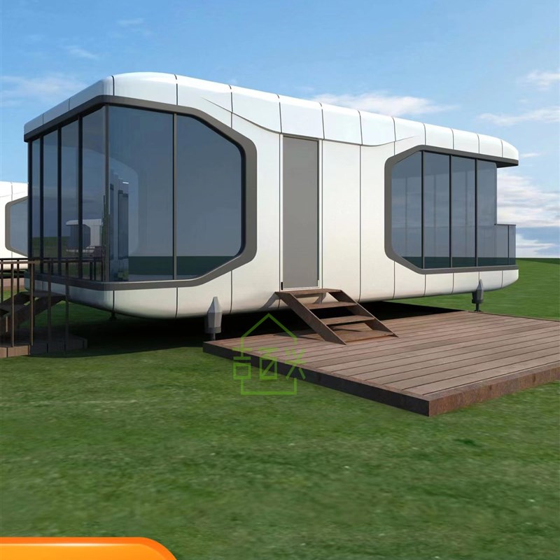 速发移动太空舱智能小屋轻钢别墅集成房屋移动房屋垃圾房岗亭箱房