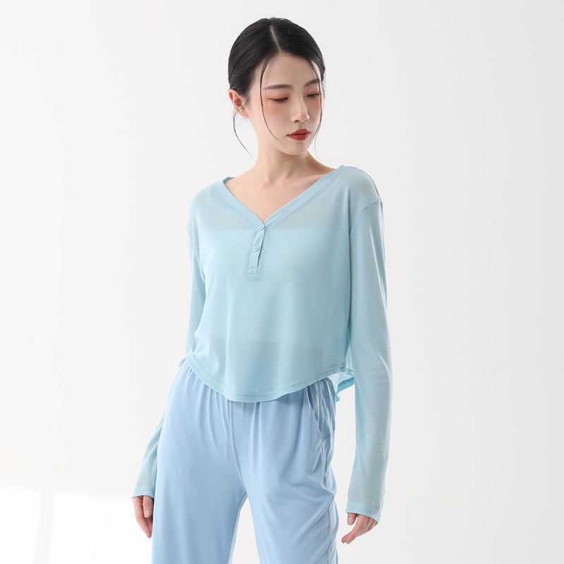 速发现代舞练功服罩衫古典舞民族舞服装舞蹈衣服艺考演出服形体训