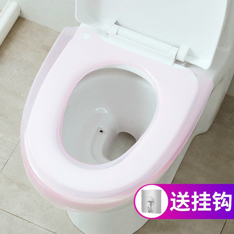 速发马桶坐垫家用厕桶便塑料防水夏天薄款合租房马所坐垫器套通用