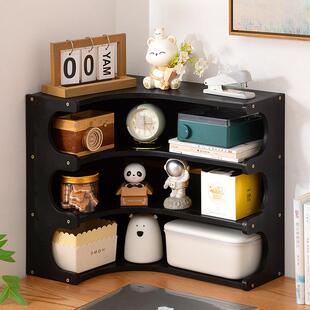 桌面置物架子收纳书桌上书柜简易分层架小型零食儿童客厅宿舍好物