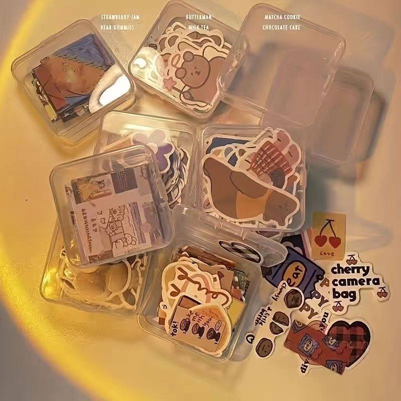 四方透明塑料小盒子耳塞饰品首饰贴纸收纳盒PP零件整理收纳盒,收纳整理,首饰盒,淘宝优惠券,粉丝福利购,淘宝优惠卷