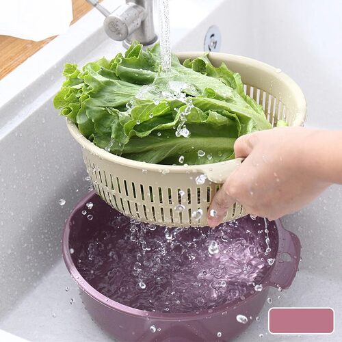 双层沥水篮多功能塑料洗菜篮