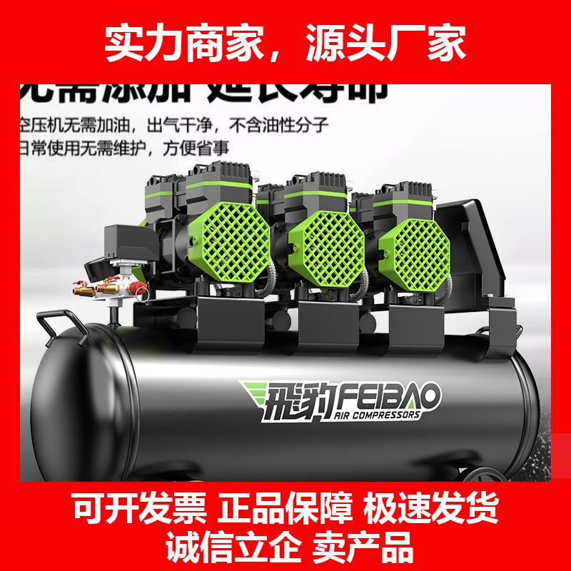 德国十大品牌无油静音空压机大型高压打气泵空气压缩机喷漆真石漆