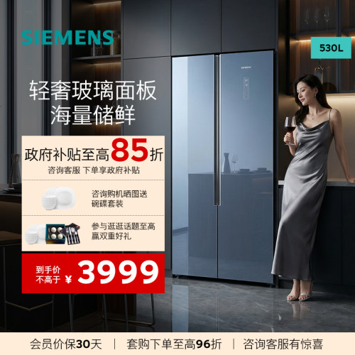 以旧换新补贴丨西门子对开门冰箱