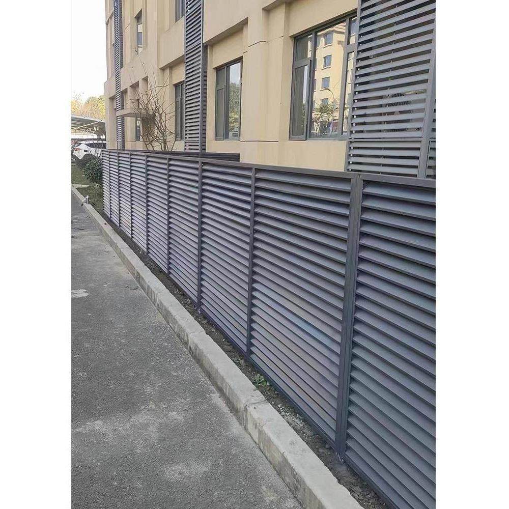 铝合金空调外机罩工厂定做室外防雨百叶窗通风口中央空调格栅护栏