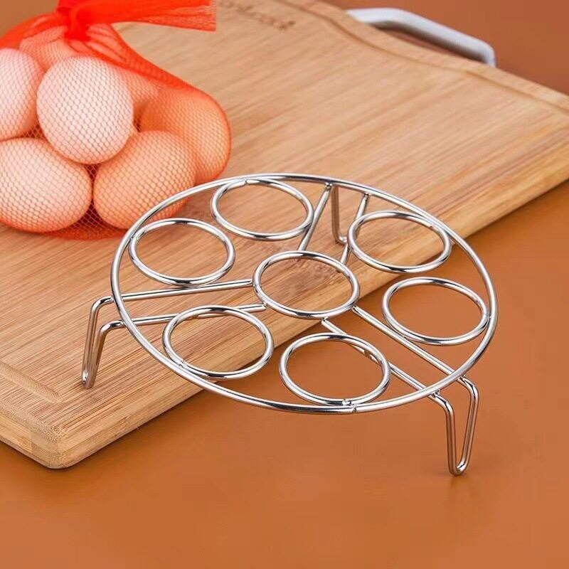 304不锈钢蒸架电饭煲 蒸蛋架 高脚锅垫隔热垫 锅架厨房用品 置物