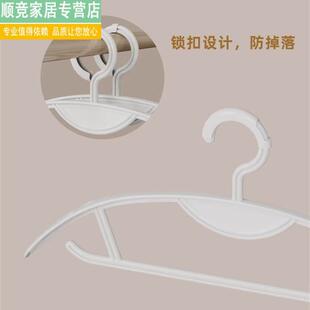 防风衣架带锁扣衣服挂防掉落固定扣户外高空家用晒衣服防风吹卡扣
