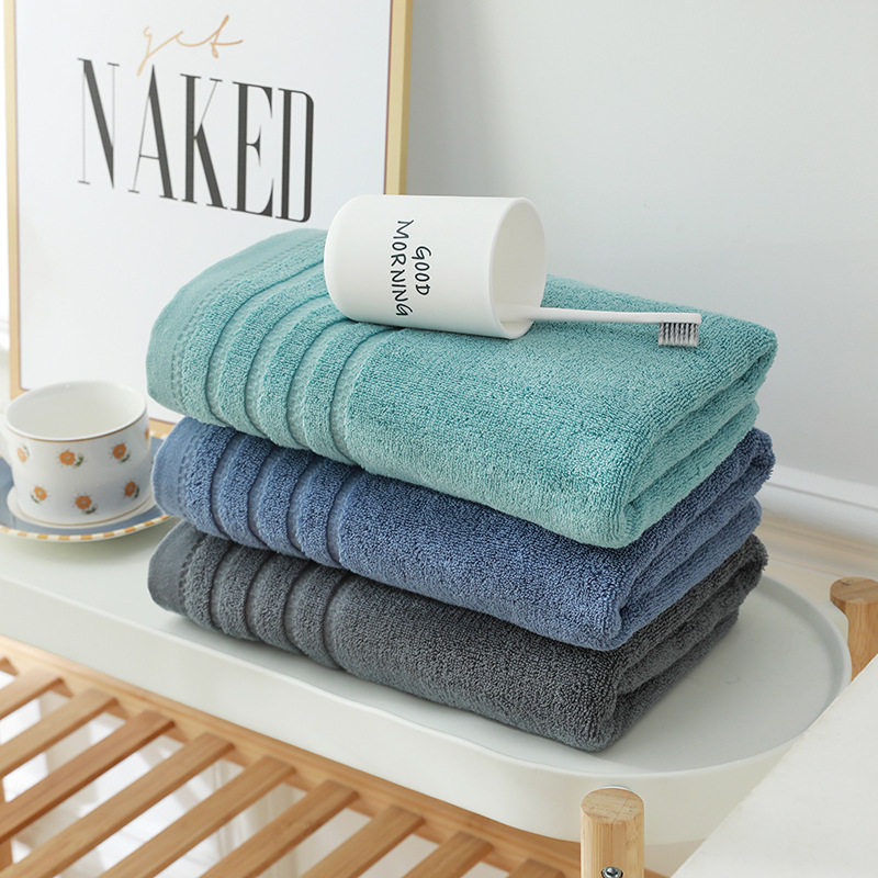 50x100cm60x120纯棉小浴巾专拍柔软吸水洗澡毛巾家用男女儿童款
