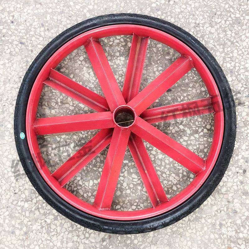 实心轮胎斗车轮子10根无品牌/角圈配加胎灰力铁车大劳动车翻手推