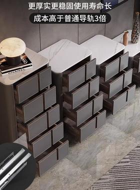 家用卧室岩板斗柜物柜代简约二三四抽屉现收纳储柜马鞍CWI柜皮五