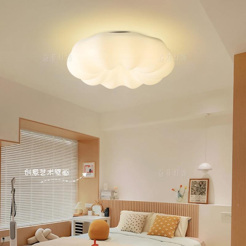 代简约奶油室KSL风吸顶灯全光谱南瓜卧灯云朵主现卧室灯浪间漫房