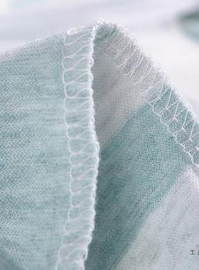 双忆人长乳胶枕记枕枕套竺棉1.51.5条纹棉质情侣枕天头套RIP套定