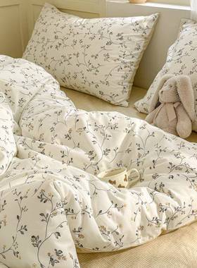 夏季田园风纯棉套单件150200×30全棉碎lxy20240×花被罩2宿舍被1