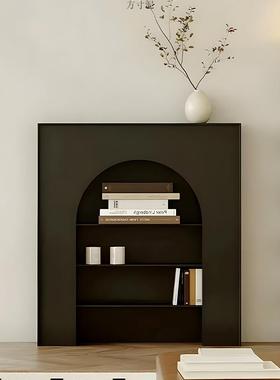 法NCQ式壁炉装柜欧式客厅展示柜白色约展示宿民玄饰关置物简架