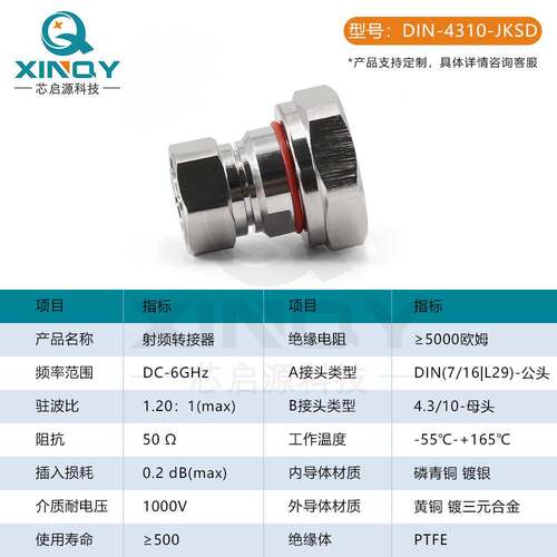 X3IQYDIN头1L29-4310-JK大功率N转接器7/SZD16-4./0射频转接头