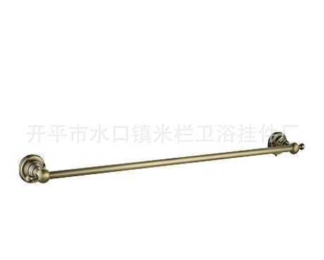欧式复古单杆毛巾架 毛巾杆 青古铜单杆毛巾架 浴巾架
