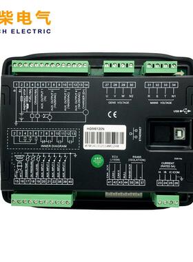 Sm/artG电en众智柴油发1机控制器HGM620NNC自启停控制面板6120CAN