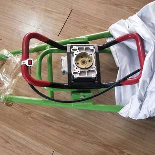 果打园桩机橡ESA胶搬运手推车拉货独轮钻运输车地钻地头源头工钻