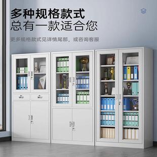 钢制文件皮铁柜子办公室资料050文件柜柜凭证柜档收案柜纳书柜带
