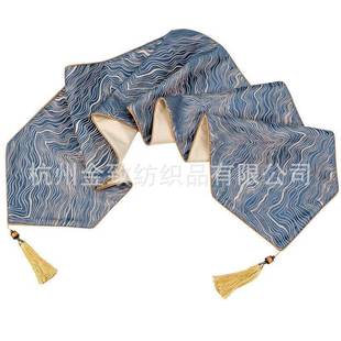北欧现简约轻奢式 2代旗酒店床旗尾 餐茶几电视柜桌桌布欧桌2021