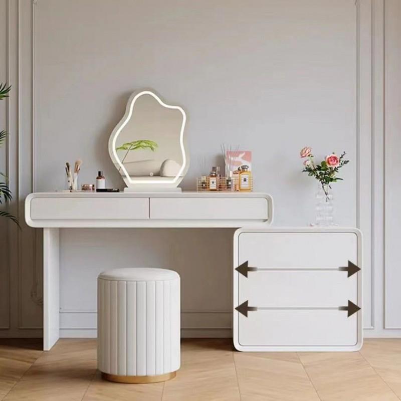 fLE超窄0cBEAm梳妆尾斗柜三梳妆台一体台梳妆台小户型窄小床柜化