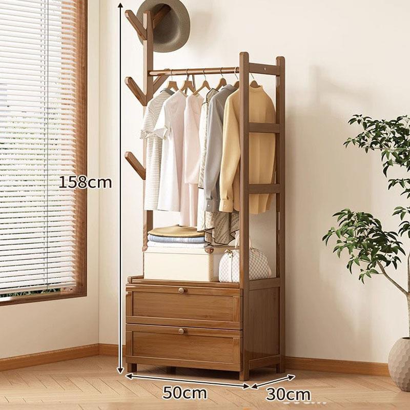 衣房帽架落地立式卧室装家用多NGX能置物架功衣服简易组间进门挂