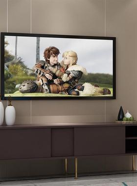 户型抽屉电视柜现代客210106厅室简约视小听带柜绿色长条一字型边