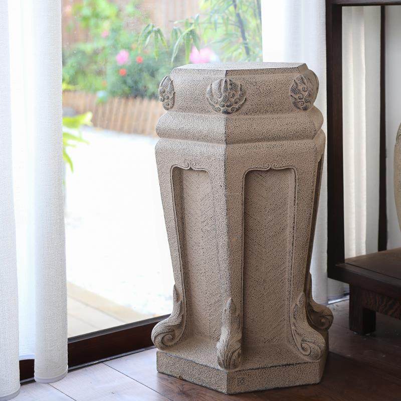 户外花墅园件庭院摆人石墩凳HYuswtwk子别阳台门口布置小花盆装造,家居饰品,装饰摆件,淘宝优惠券,粉丝福利购,淘宝优惠卷