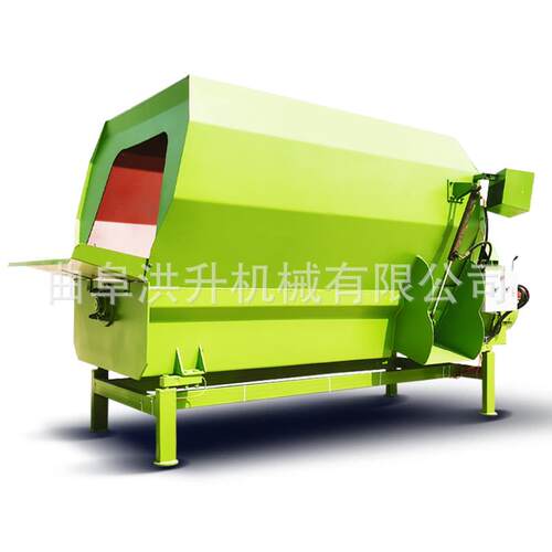 牛羊饲草料tm粉碎搅机双2绞NDM龙全日粮拌草拌机1立方搅r草机