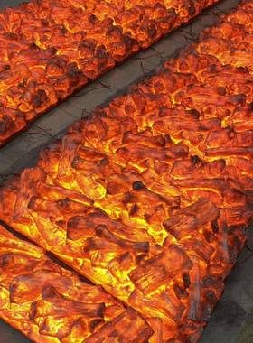 壁炉炭假炭火造型电火焰圆形炭装饰RFP火盆炉婚庆篝道火具