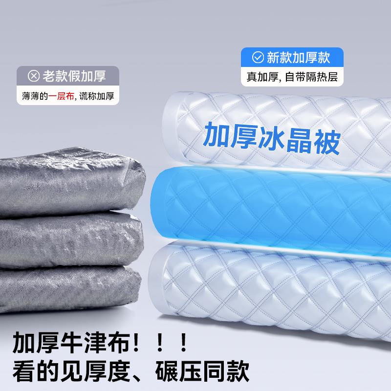 车遮阳111罩半车身衣车罩四季通加用防晒防雨隔热厚汽加大车顶外