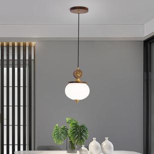 lft楼梯吊灯新中式 楼环旋转长吊灯ISP餐厅灯o具88 简约别0墅形复式