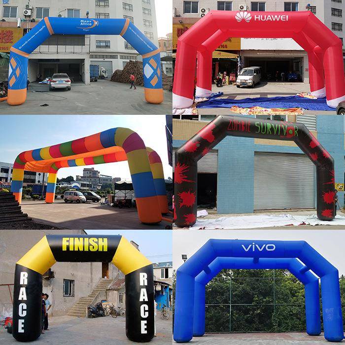 开业活动充典气拱门闭气赛事户外庆告广拱门气模宣传商场节日企业