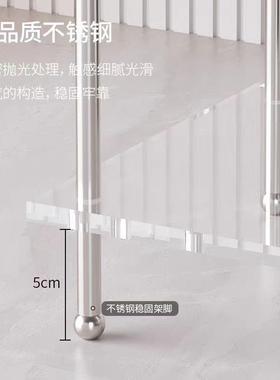 轻奢亚克力推车客厅沙家发边房小几可移动茶几厨用收纳PQM落地置