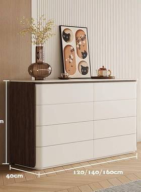 家斗柜储物柜卧室实木八屉斗柜客厅储用物柜床置物柜抽收纳DCY立