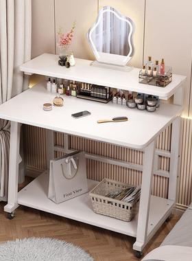 家用电户桌移动简学习书LWT桌小脑型卧室床边桌简约双层台式电脑